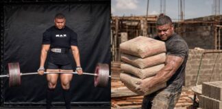 Orgulho nacional: Ex-servente de pedreiro que carregava 200 kg em sacos de cimento ergue 420 kg na Islândia