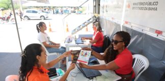 Atendimento à população: MPBA promove cidadania e reflexão sobre justiça, soberania e educação na VII Feira Literária Internacional de Canudos