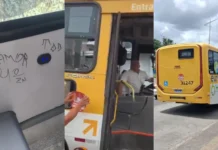 Ônibus novos da frota de Salvador sofrem vandalismo menos de uma semana após a entrega