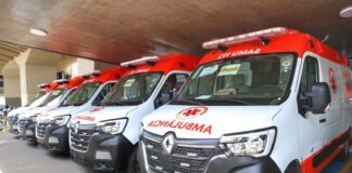 Investimento: Bahia é contemplada com dez novas ambulâncias para reforçar serviço do SAMU