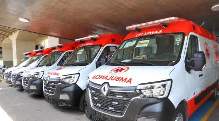 Investimento: Bahia é contemplada com dez novas ambulâncias para reforçar serviço do SAMU