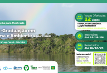 Pós-graduação: Mestrado em Clima e Ambiente do Inpa recebe inscrições até 09 de novembro